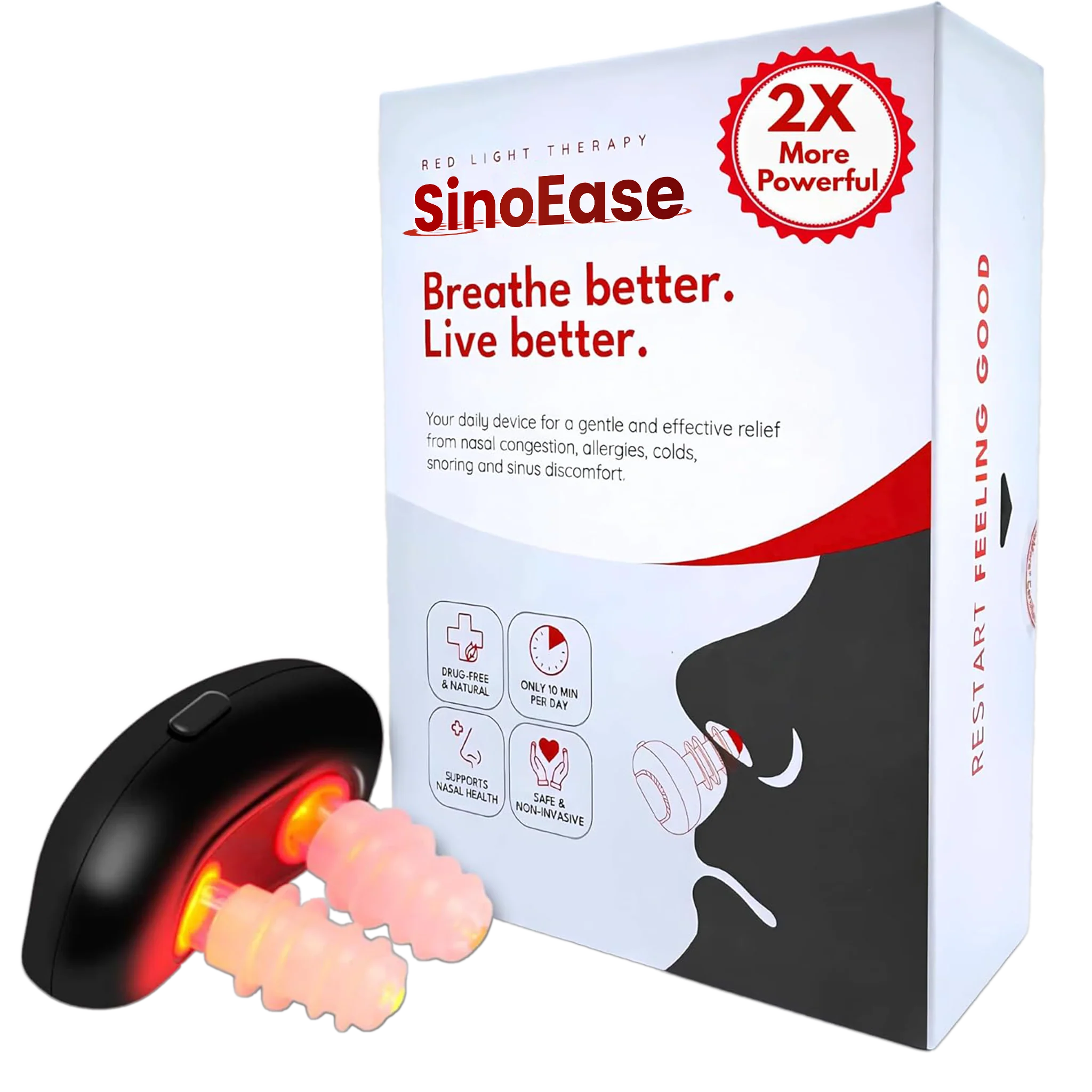 SinoEase Nasal Red Light Therapy